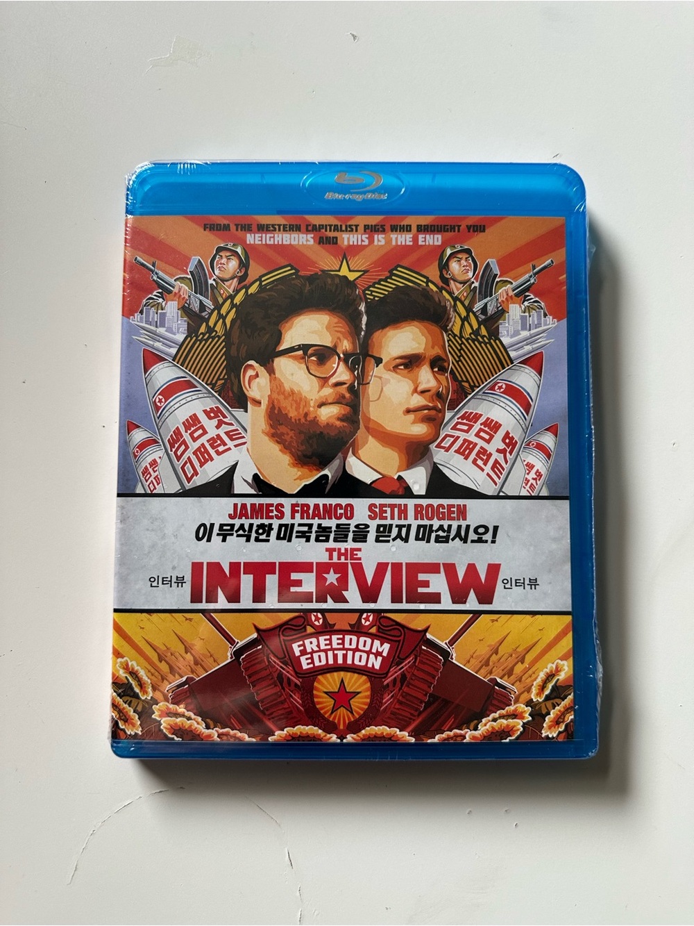 The Interview (Blu-ray, 2014) James Franco, Seth Rogen NEW